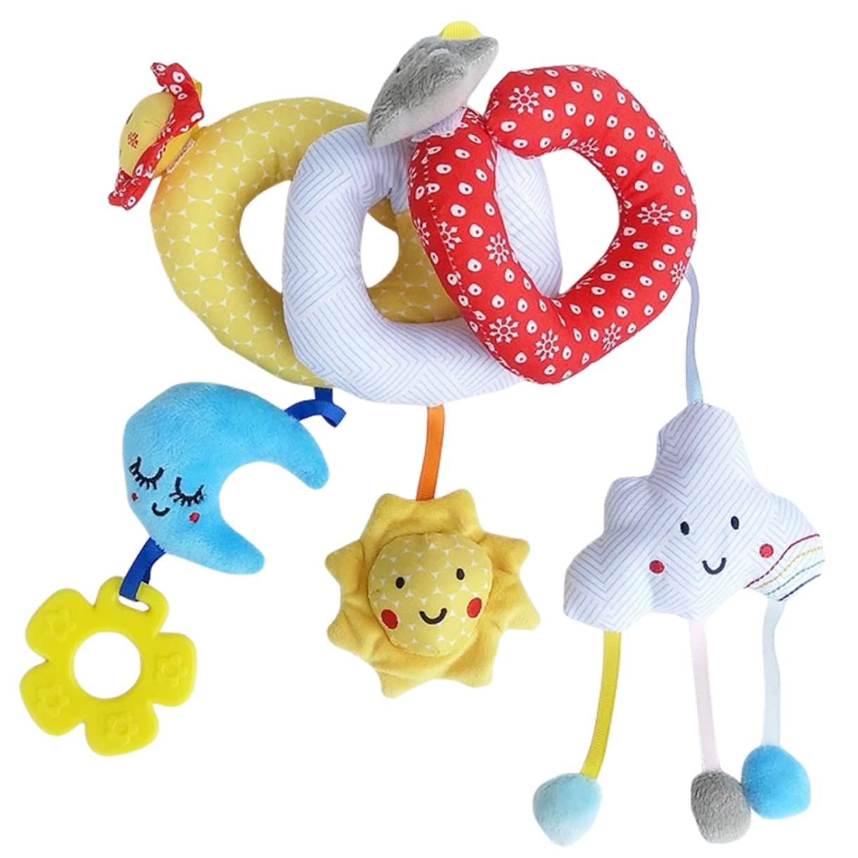 Wakauto 1 Set Baby Stroller Pendant Toy - Cute Fabric Hanging Car Seat & Crib Toys for Newborn Girls - Perfect for Strollers, Car Seats & Nursery Decor