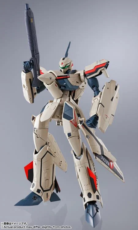 Bandai DX Chogokin Macross Plus YF-19 Isamu Alva Dyson Action Figure - Collectible Anime Robot Toy for Display & Play | Perfect for Fans & Model Enthusiasts