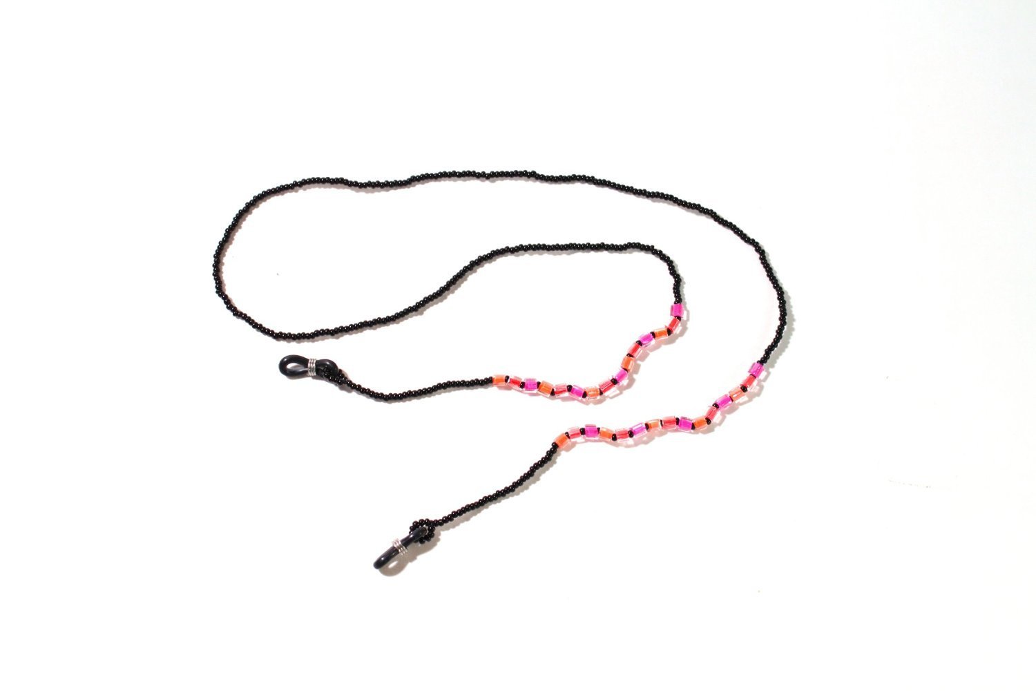 Picasso Pink and Orange Eyeglass Holder Cord - Stylish and Secure Eyewear Accessory for Reading, Driving, and Outdoor Activities