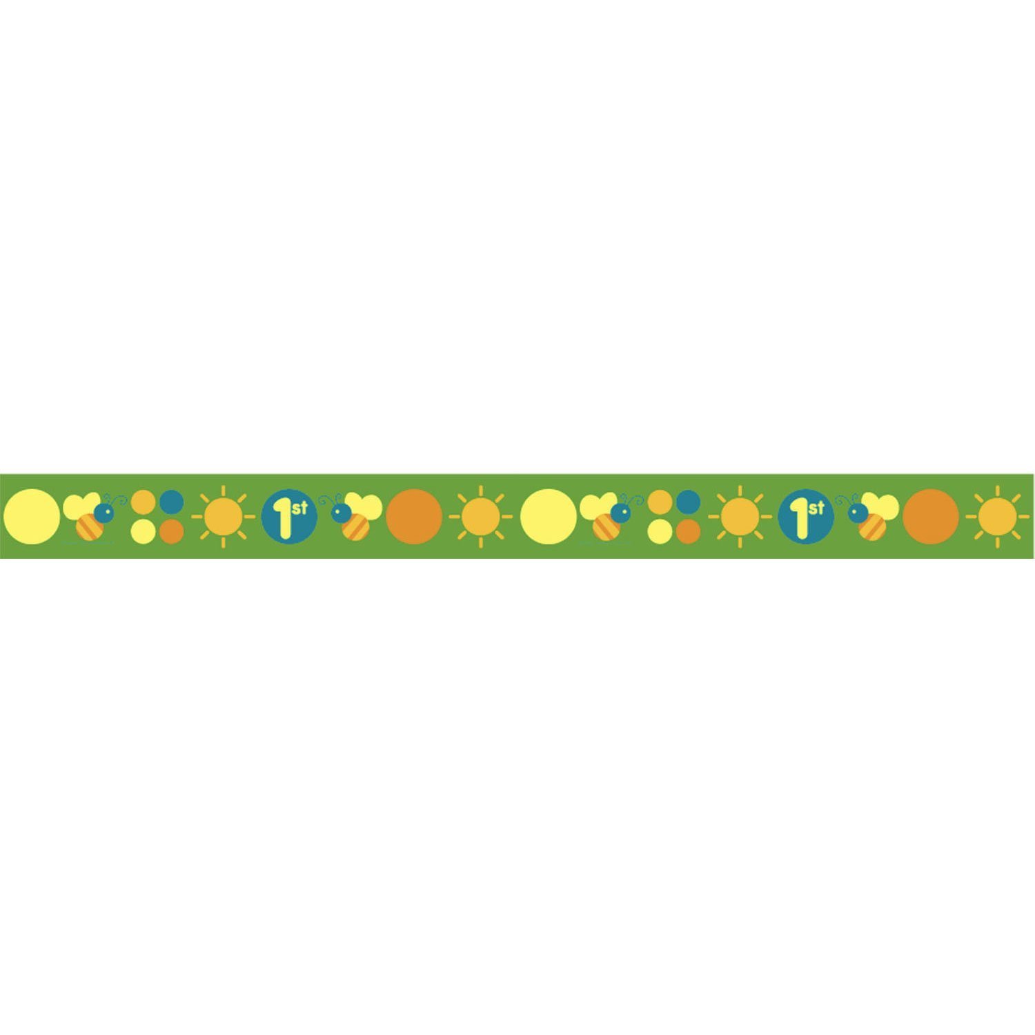 Winnie The Pooh 1st Birthday Party Decorations - 4 Rolls 120ft Crepe Paper Streamers (PSR2428) for Baby Shower, Nursery Decor & Birthday Backdrops