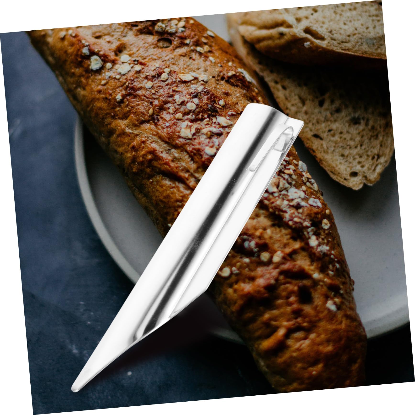 Portable Stainless Steel Kitchen Crumb Sweeper - Efficient Tabletop Cleaner for Crumbs, Food Particles & Messes - Perfect for Dining Tables, Countertops & Office Desks