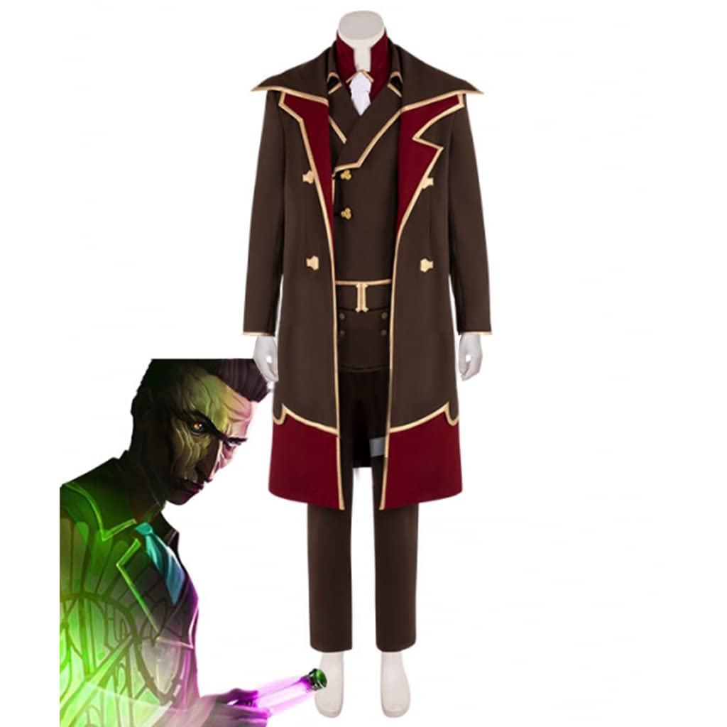 RocailleCos Arcane Silco Cosplay Costume Outfit - League of Legends LOL Halloween Costume for Men | Perfect for Cosplay Events, Comic Con & Halloween Parties