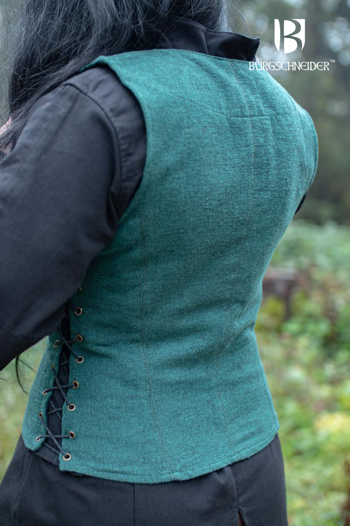 Marian Green Vest for Women - Lightweight Outdoor Jacket for Hiking, Running & Travel | Casual Layering & Active Wear