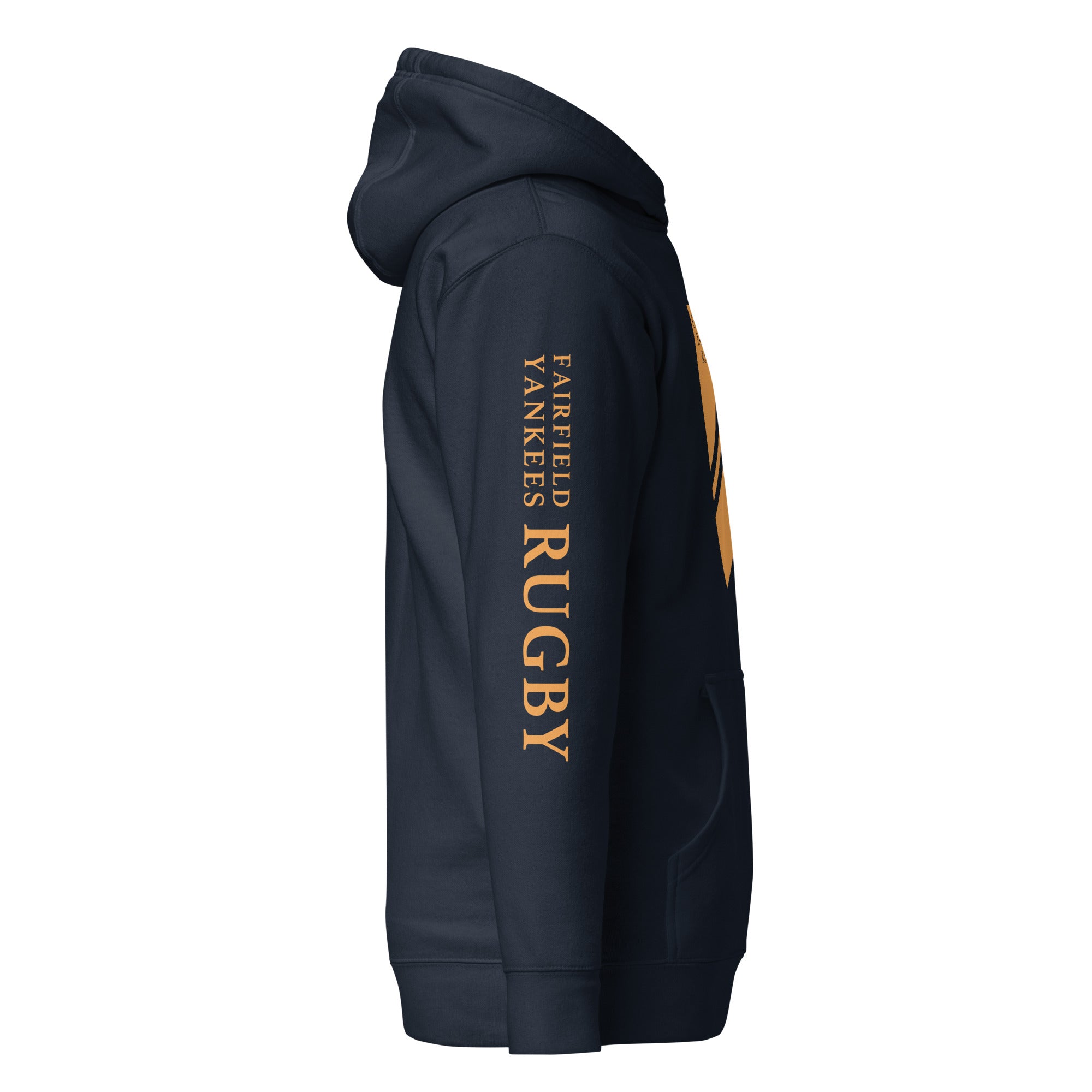 Fairfield Yankees RFC Retro Hoodie - Vintage Rugby Pullover for Men & Women - Cozy Fleece Sweatshirt - Perfect for Game Day, Casual Wear & Cold Weather