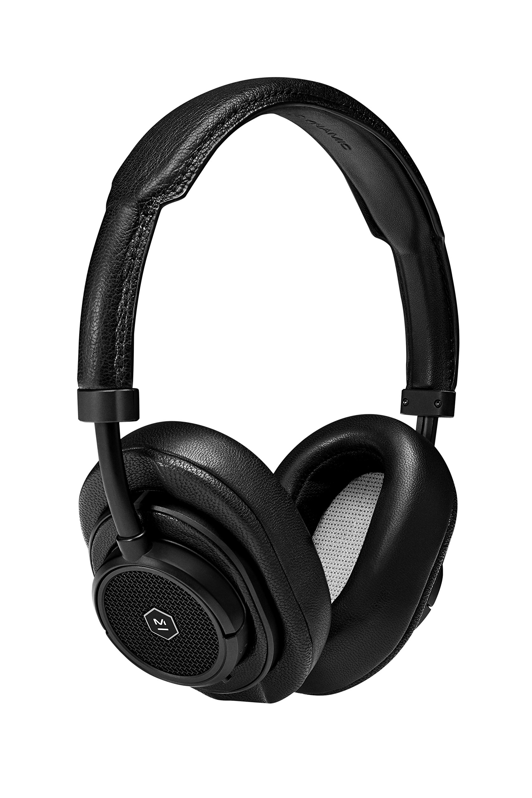Premium MASTER & DYNAMIC MW50+ Wireless Bluetooth Over-Ear Headphones - Noise Isolating, Studio Quality Sound - Black (MW50B1+) - Perfect for Music Lovers, Travel & Home Entertainment