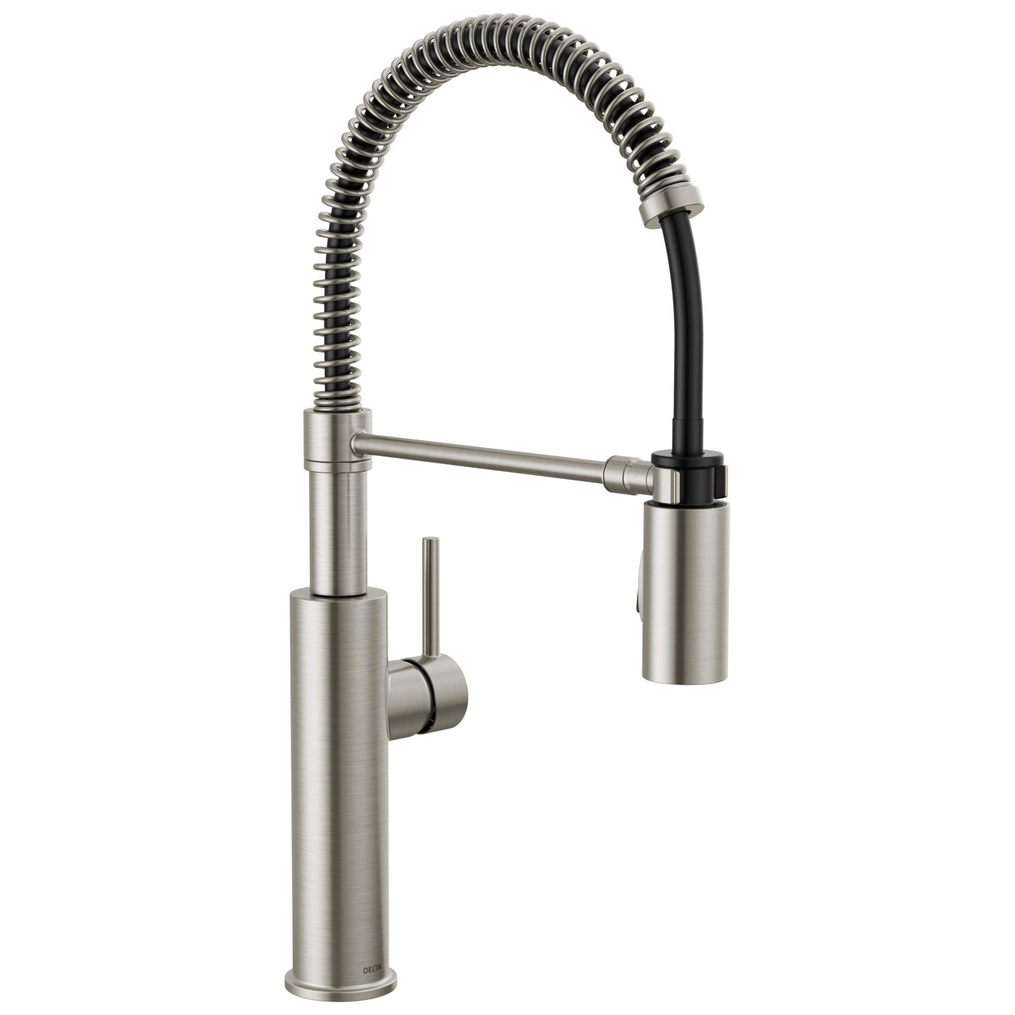 Delta Faucet Antoni Pro Commercial Style Kitchen Faucet with Pull Down Sprayer - Brushed Nickel, Spotshield Stainless Finish (Model 18803-SP-DST) - Ideal for Restaurants, Home Kitchens & Heavy-Duty Use