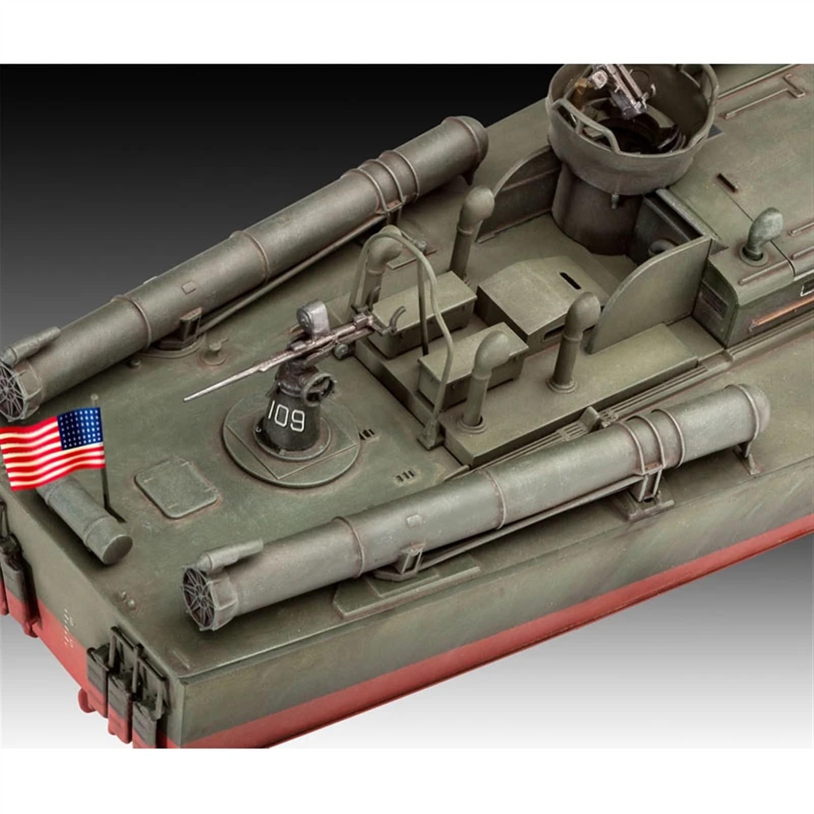 1/72 Scale PT-109 Torpedo Patrol Boat Model Kit - Assembled WWII Military Ship Collection - Perfect for History Enthusiasts & Model Builders - Display for Home Office, Classroom or Gift