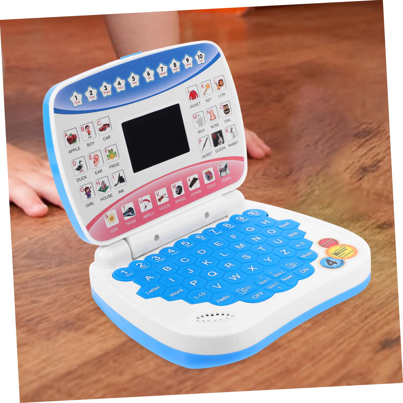 Interactive English Learning Laptop Toy for Toddlers - Educational Musical Computer with Alphabet & Numbers - Perfect for Early Childhood Learning & Playtime Fun