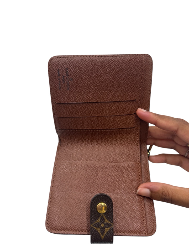 Louis Vuitton Zippy Monogram Compact Wallet for Women - Genuine Leather Zip Around Coin Purse & Credit Card Holder | Perfect for Everyday Use, Travel & Gift Giving
