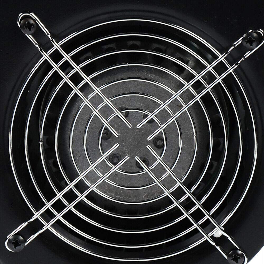 120W High-Power Outdoor Ventilation Fan - 2600r/min Round Blower for Wood Furnace & Boiler, 110V Flange Blower Fan - Perfect for Workshop, Greenhouse, and Industrial Ventilation