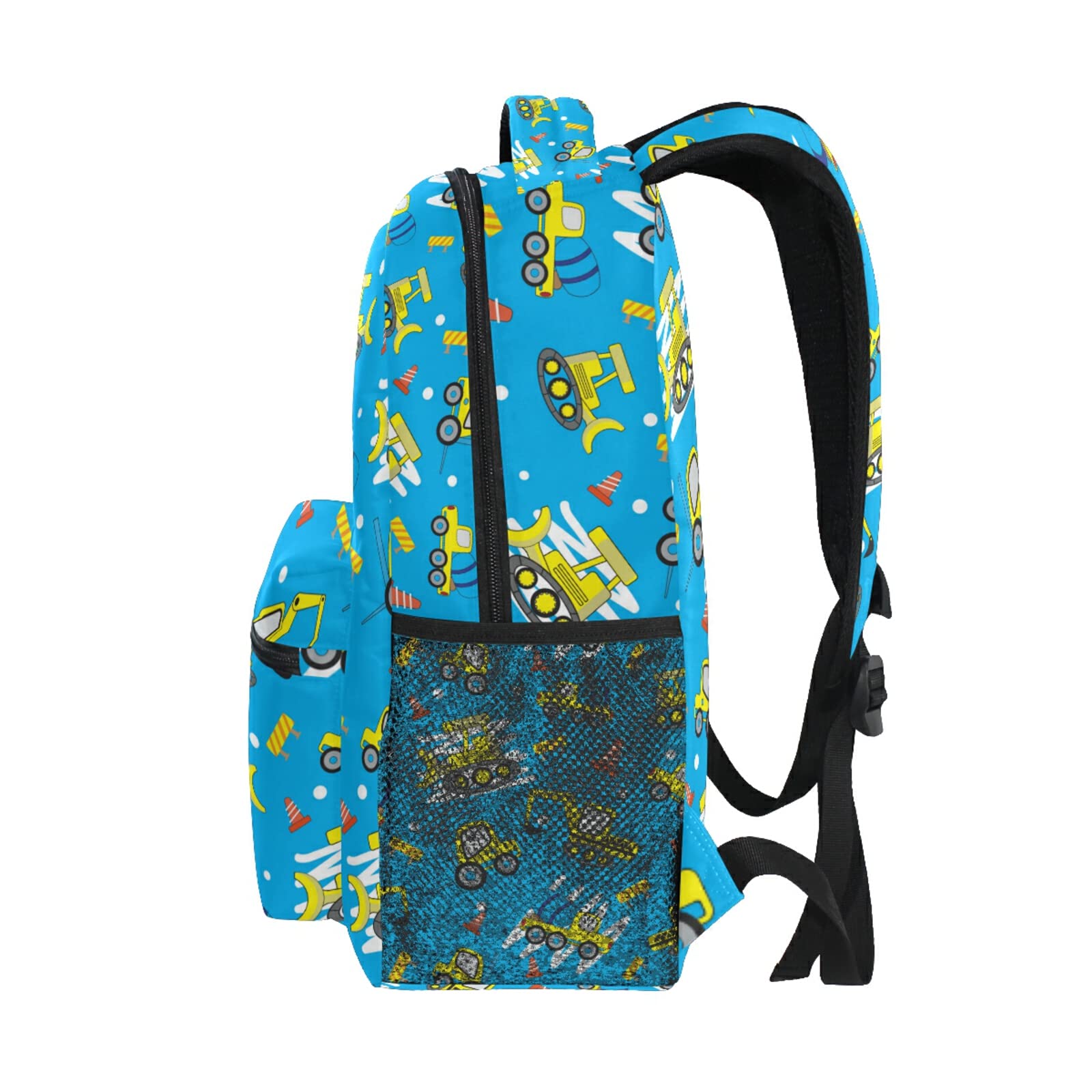 Cute Cartoon Excavator Backpack for Kids - Water Resistant School Bookbag, Laptop Bag for Boys & Girls - Perfect for School, Travel & Outdoor Activities