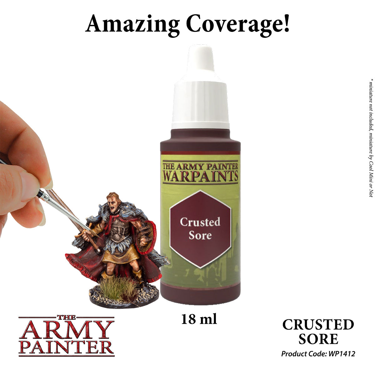 Warpaints: Crusted Sore - Premium Makeup for Cosplay & Halloween Costumes - Perfect for Theatrical Performances and Horror Events
