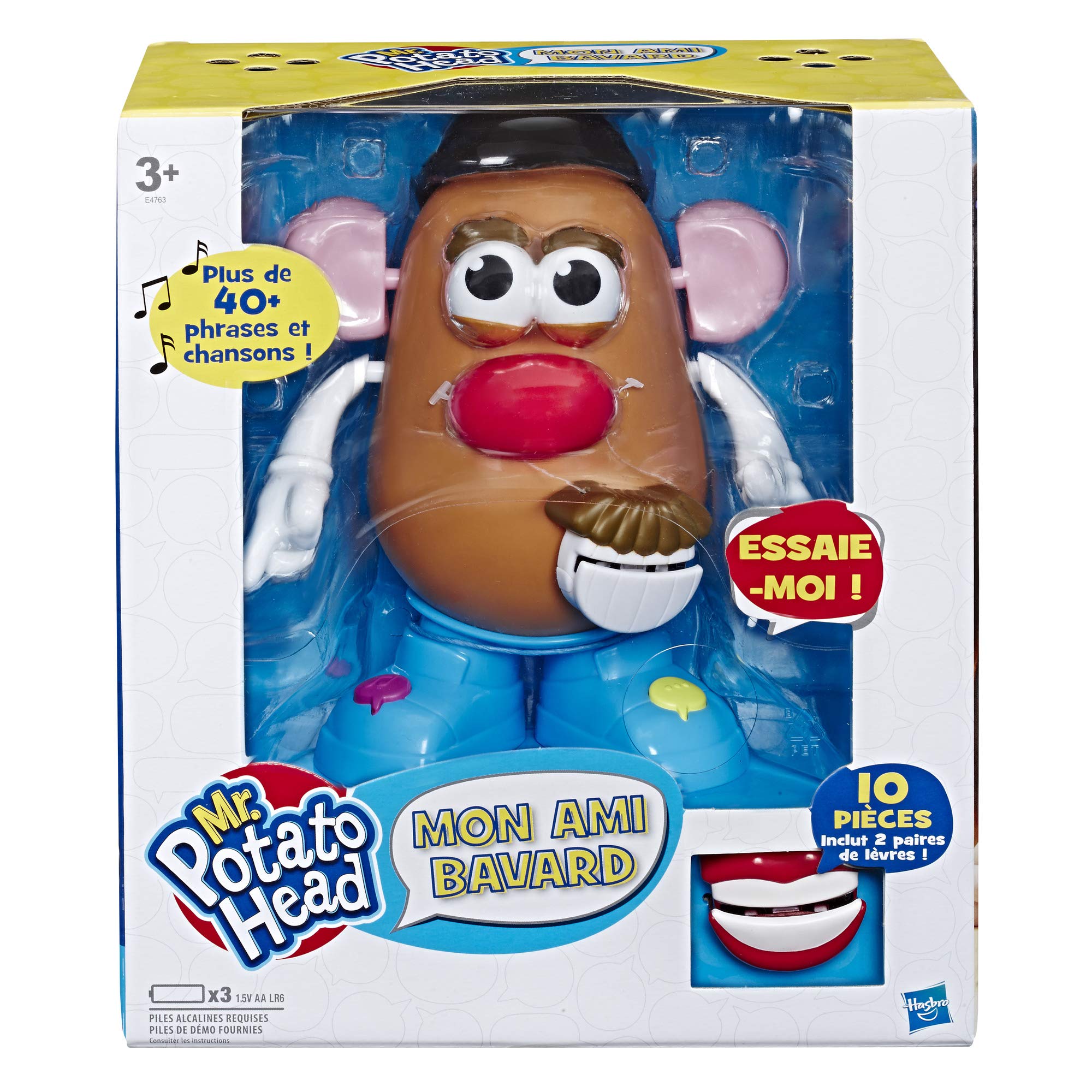 Hasbro Talking Mr. Potato Head Toy – Orange Color, 1st Age Infant Toy for 3 Year Olds – Inspired by Toy Story Movie | Perfect Gift for Kids Birthday, Christmas & Playtime Fun