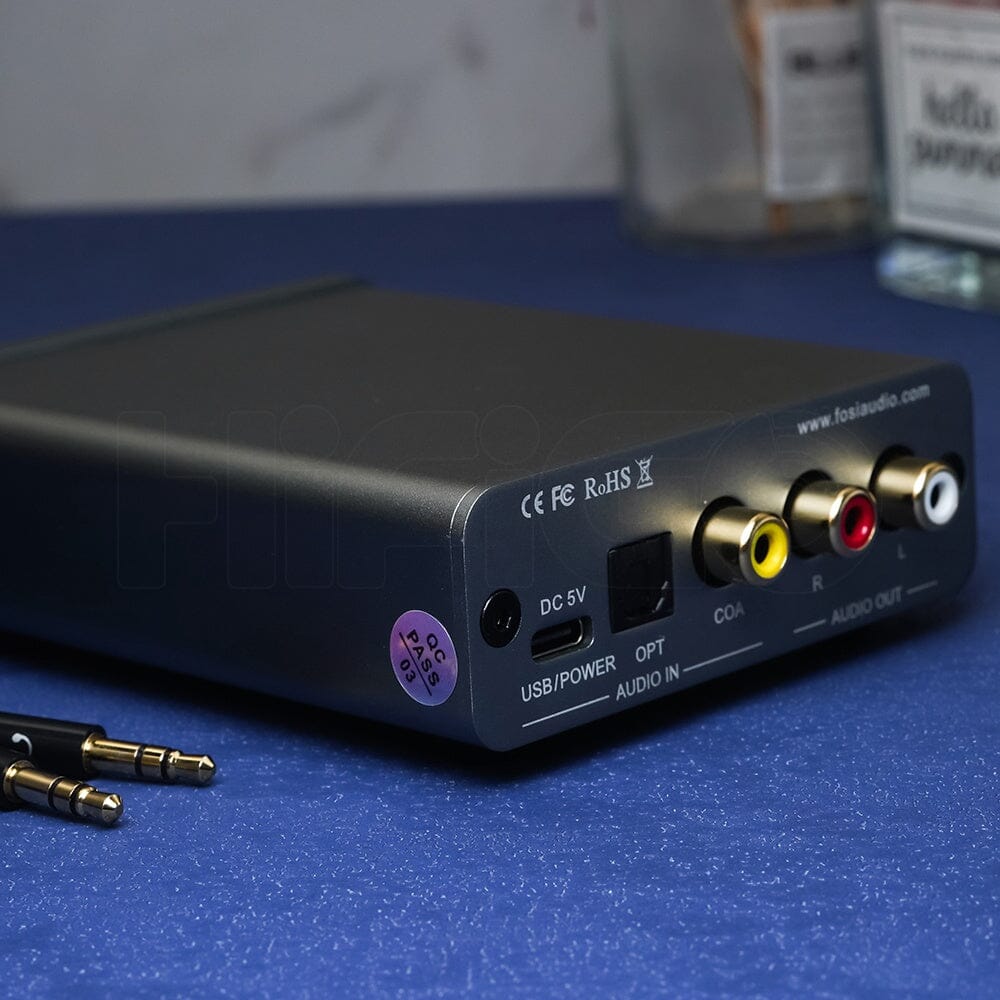 Fosi Audio K5 PRO Mini Stereo Gaming DAC & Headphone Amplifier - High-Resolution Audio for PC, PS5, Xbox, and Mobile Gaming - Perfect for Competitive Gamers and Audiophiles