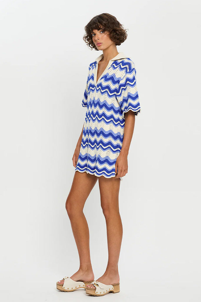 Kivari Leighton Mini Dress - Women's Floral Print Short Sleeve Party Dress for Summer, Date Night & Cocktail Events