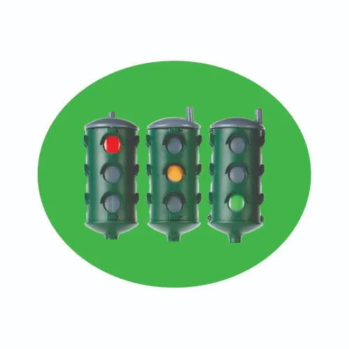 Italtrike® Village Traffic Light Set (2-Piece) - Realistic Toy Traffic Signals for Kids' Play Streets & Educational Road Safety Scenes