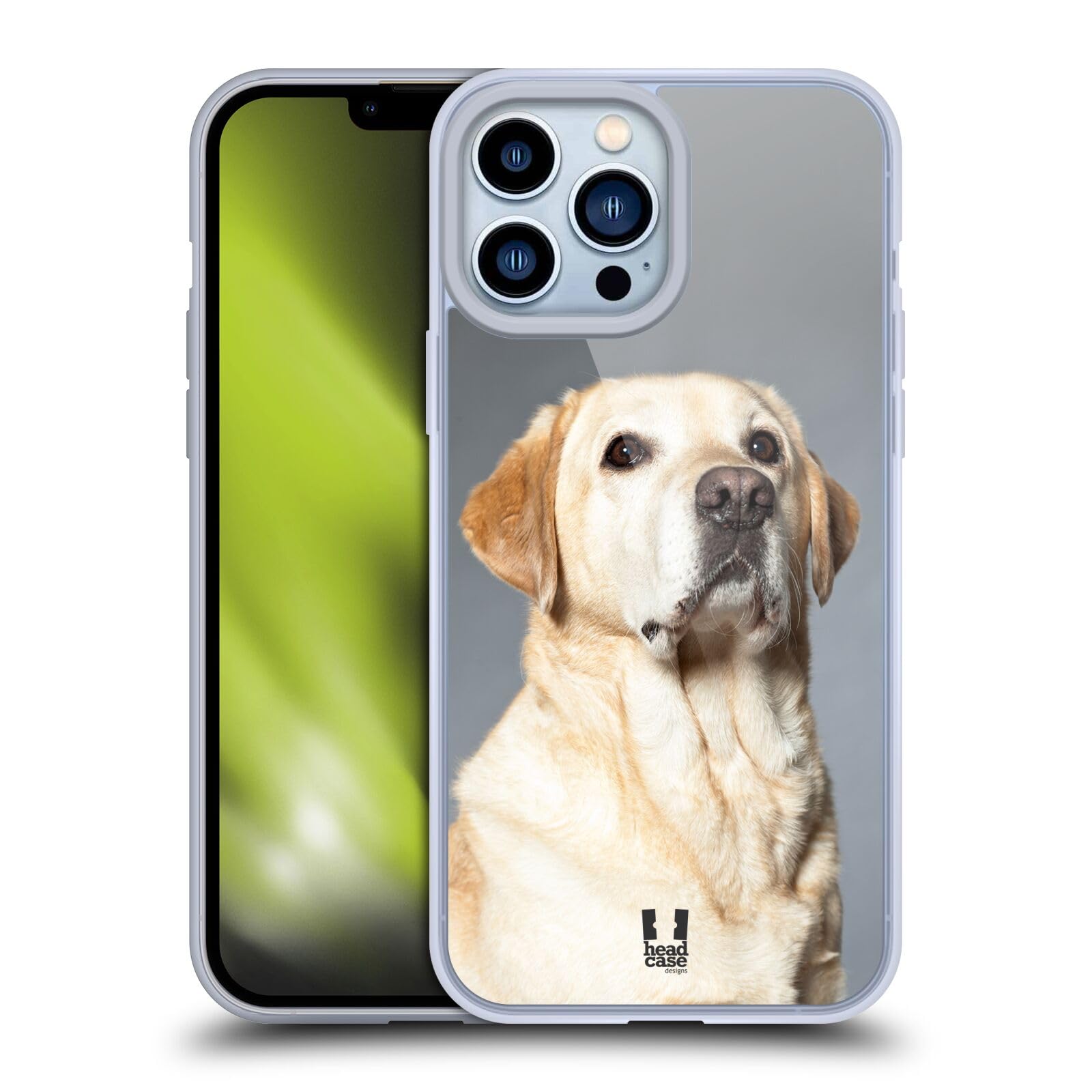 Blonde Labrador Retriever Dog Soft Gel Phone Case - Compatible with iPhone 13 Pro Max | Cute Pet Lover Accessory for Dog Owners | Perfect Gift for Animal Lovers & Daily Protection