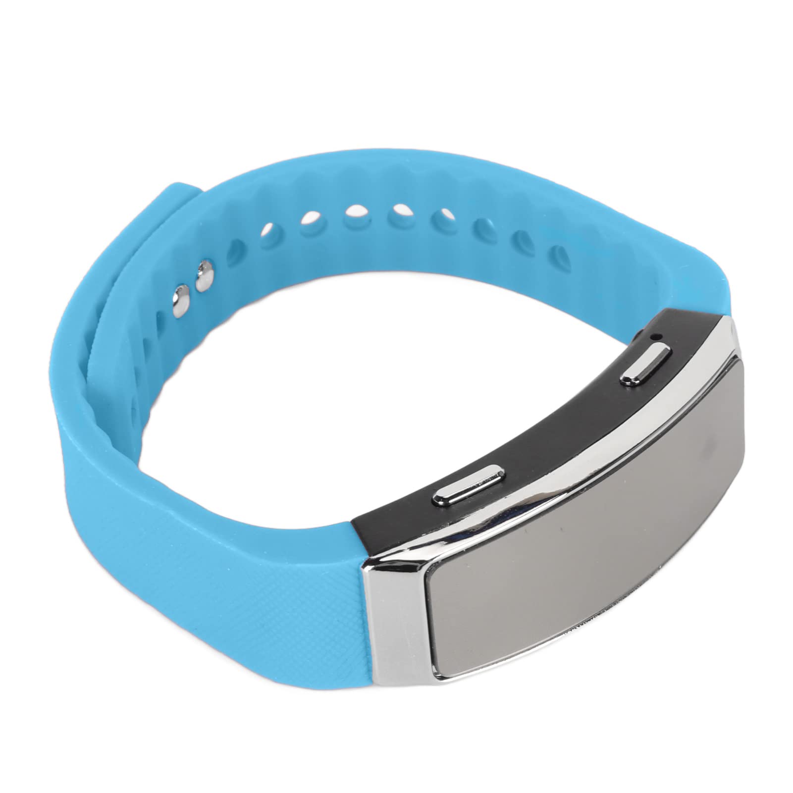 Digital Voice Recorder Watch - Portable Wristband Voice Activated Recorder with Timestamp & Noise Reduction | Ideal for Lectures, Meetings, Interviews & Secret Recording (Blue)