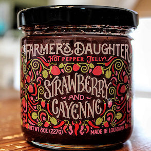 Farm Fresh Pepper Jelly - Sweet & Spicy Homemade Gourmet Preserves - Perfect for Cheese Boards, Crackers & Holiday Gifts