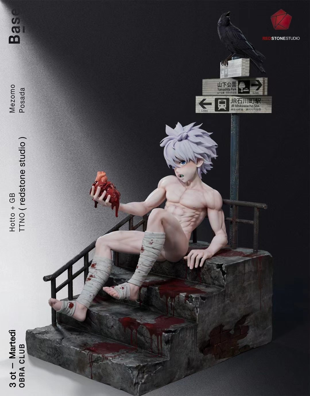Killua Zoldyck Anime Figure - Red Stone Studio Hunter x Hunter Collectible Action Figure for Anime Fans, Cosplay & Home Decor