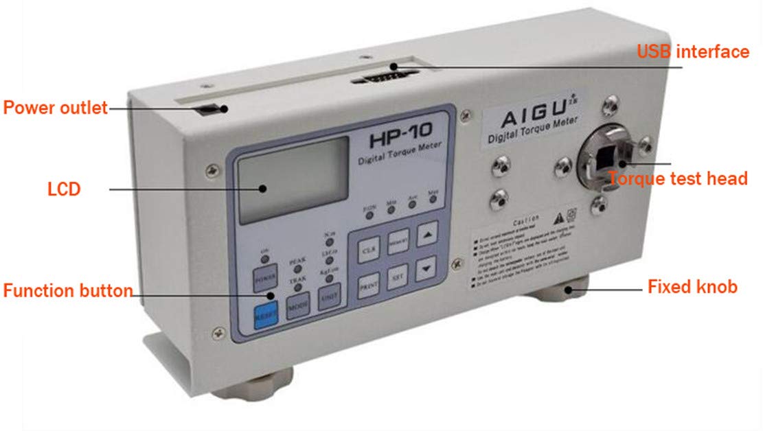 Digital Electric Screwdriver Torque Tester HP-10 - Precision Torque Testing Machine for Industrial & DIY Use | Perfect for Assembly Lines, Electronics Repair & Automotive Maintenance