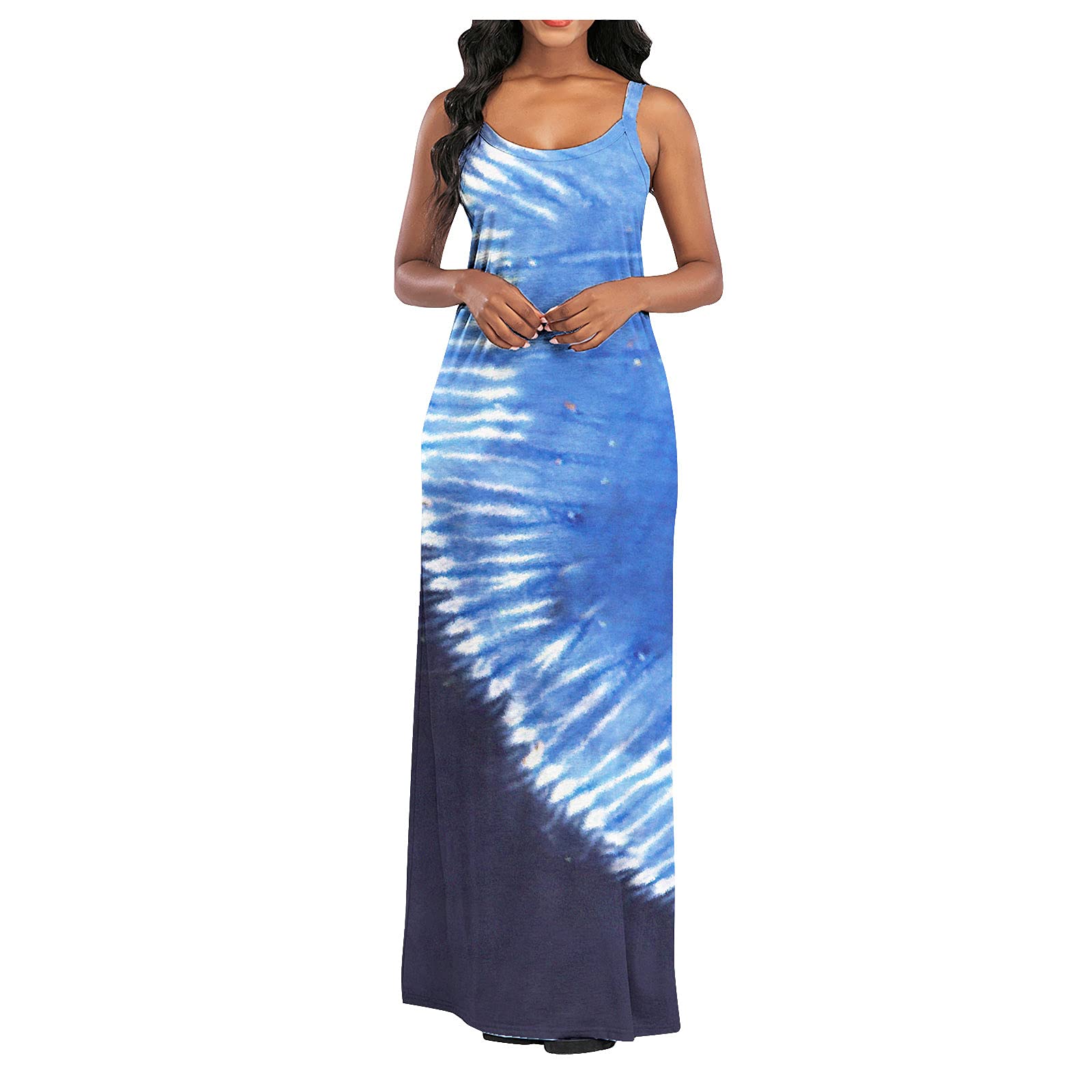Lightweight Loose Maxi Dress with Pockets - Long Sleeve Polyester Black Dress for Women | Perfect for Casual Wear, Beach Cover Up & Daily Outfits
