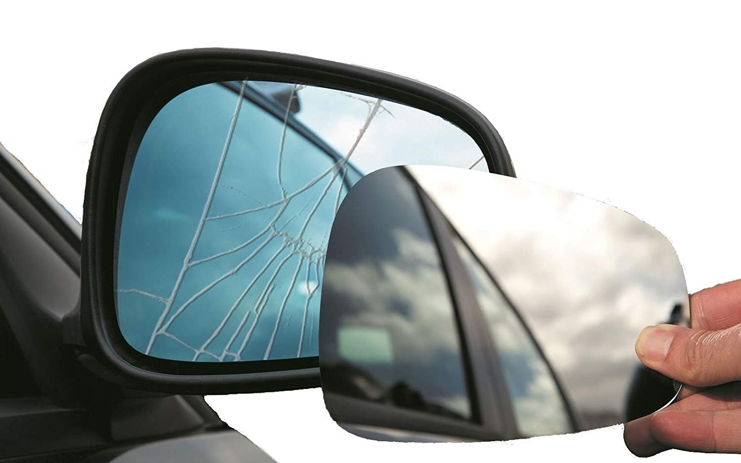 Replacement Mirror Glass for Right Side of Vehicle - Perfect Fit for Cars, Trucks & SUVs - Easy Installation for Safe Driving & Parking