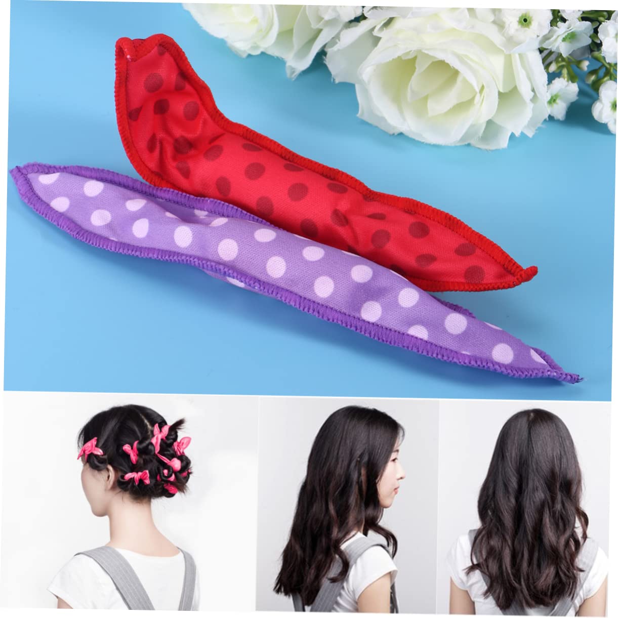 Healeved DIY Hair Curler Rollers Set - No Heat Sponge Hair Rollers for Women | Soft & Comfortable Curling Tool for Natural Waves & Curls | Perfect for Home, Salon, and Travel Use