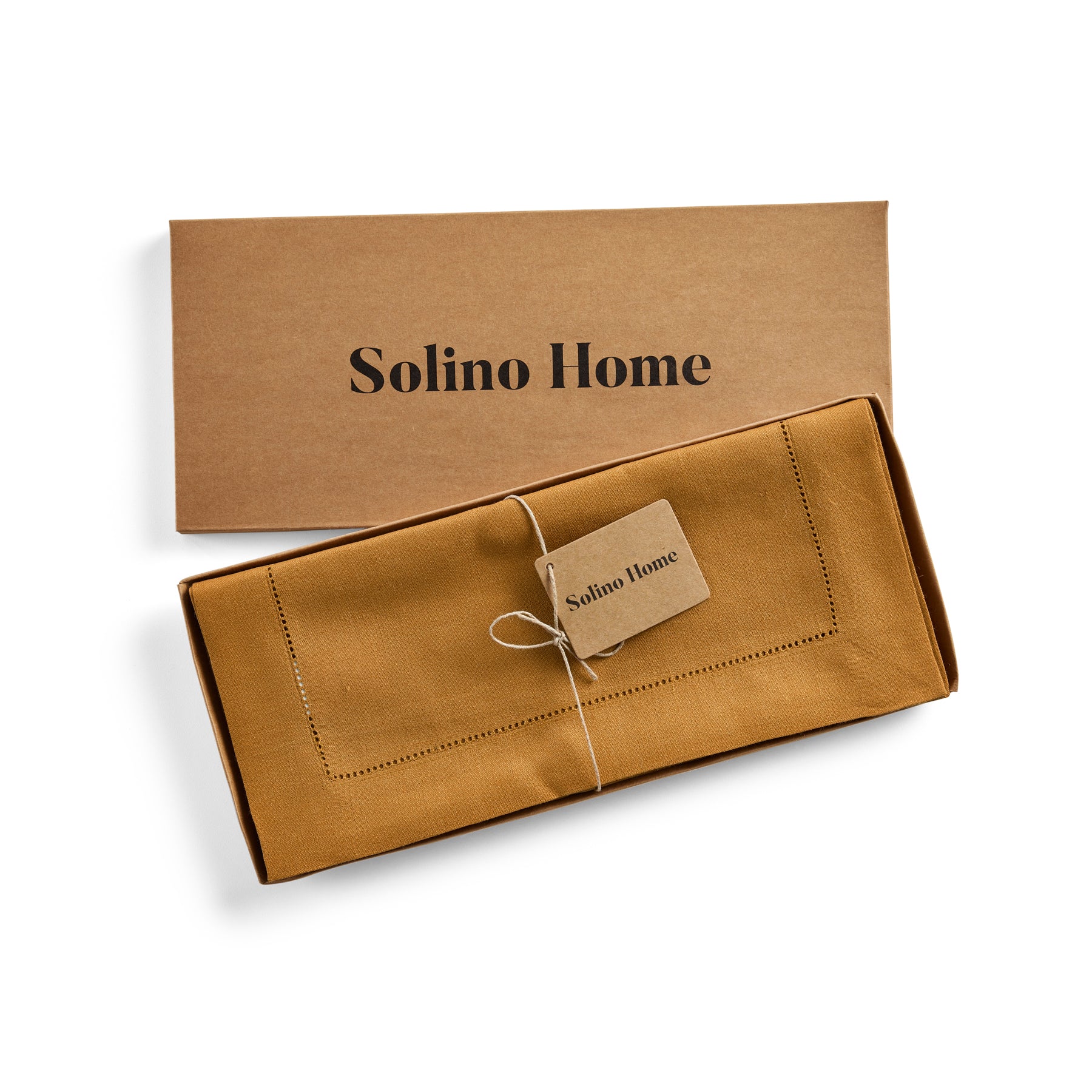 Elegant Classic Hemstitch Table Runner - Premium Linen Dining Decor for Weddings, Parties & Home Styling