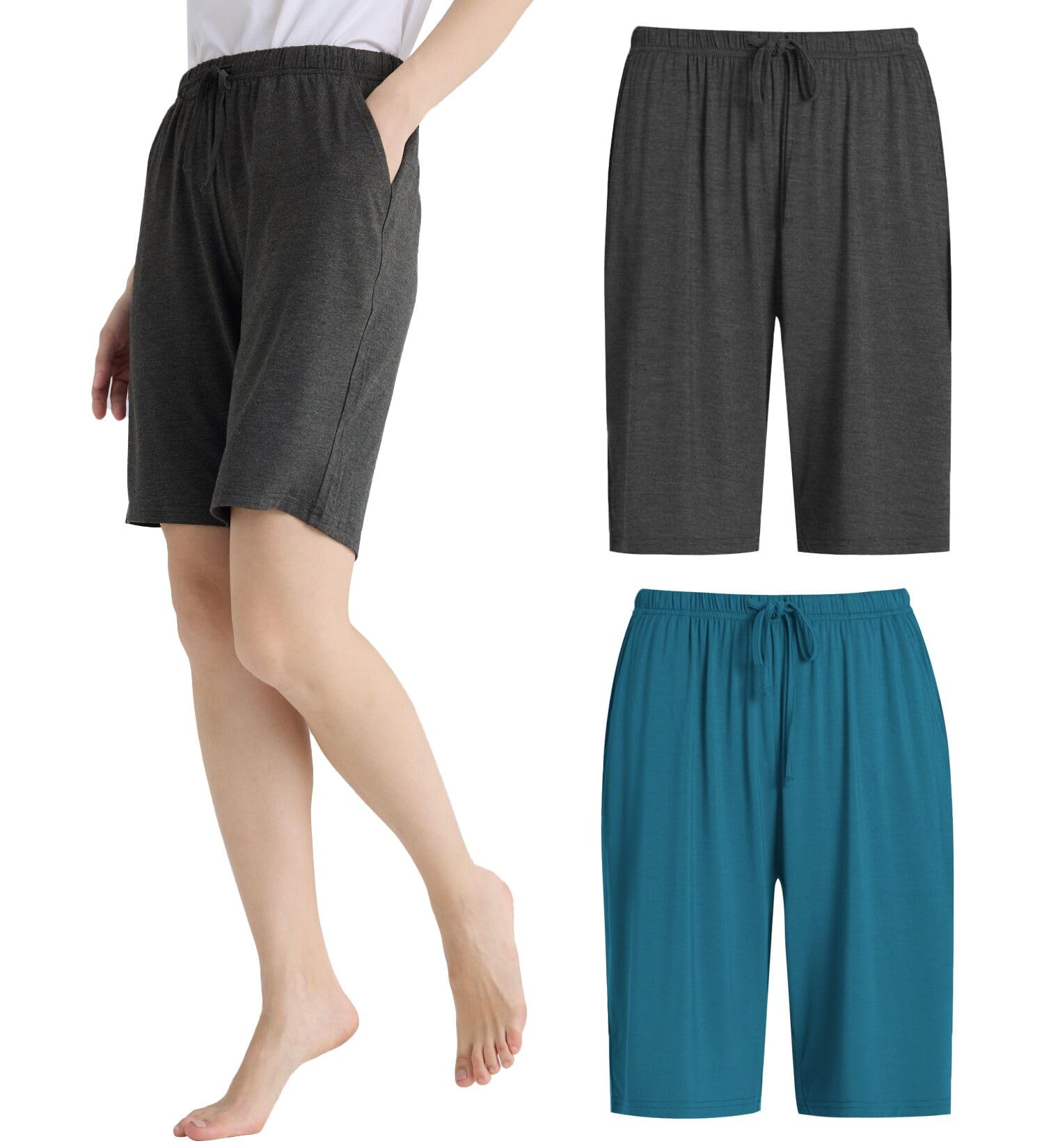 Dark Gray & Teal