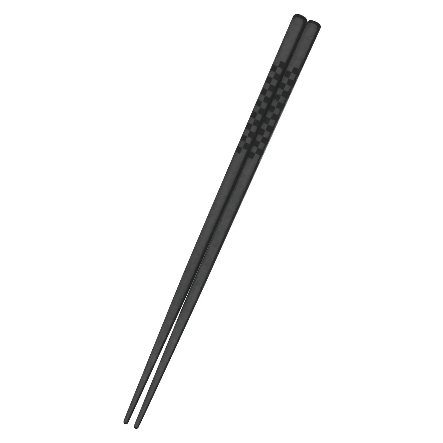 Azumi Sangyo Non-Slip Square PET Chopsticks - Japanese Style Ichimatsu Pattern for Sushi, Ramen & Asian Dining (Set of 5 Pairs)