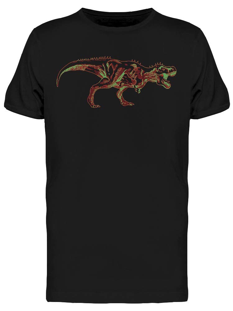 Vintage Raptor Anime T-Shirt for Men - Cool Graphic Tee for Casual Wear, Gaming & Anime Conventions