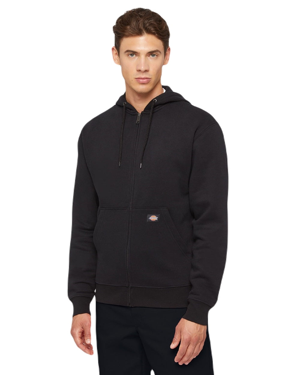 Dickies Men's Full Zip Fleece Hoodie - Warm Casual Jacket for Everyday Wear | Outdoor Activities, Work & Lounge