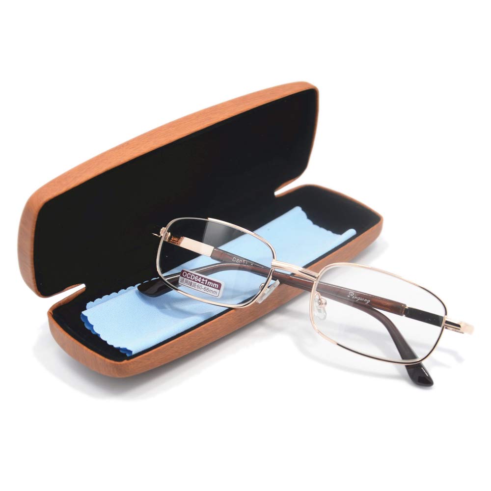 Classic Metal Frame Reading Glasses for Men & Women - Lightweight +0.50 to +6.00 Magnification (QS8031) | Perfect for Reading, Computer Work & Office Use