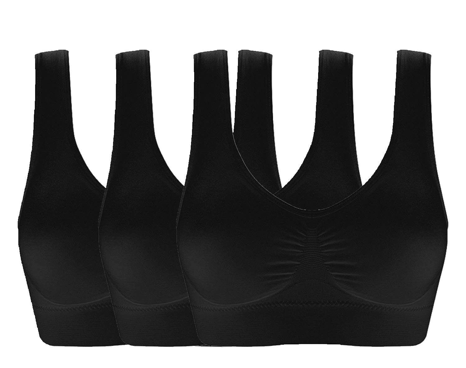 Comfortable Women's Low-Impact Yoga Sports Bra for Hiking, Sleeping & Light Exercise - Breathable Sleep Bra with Light Support for Active Lifestyles