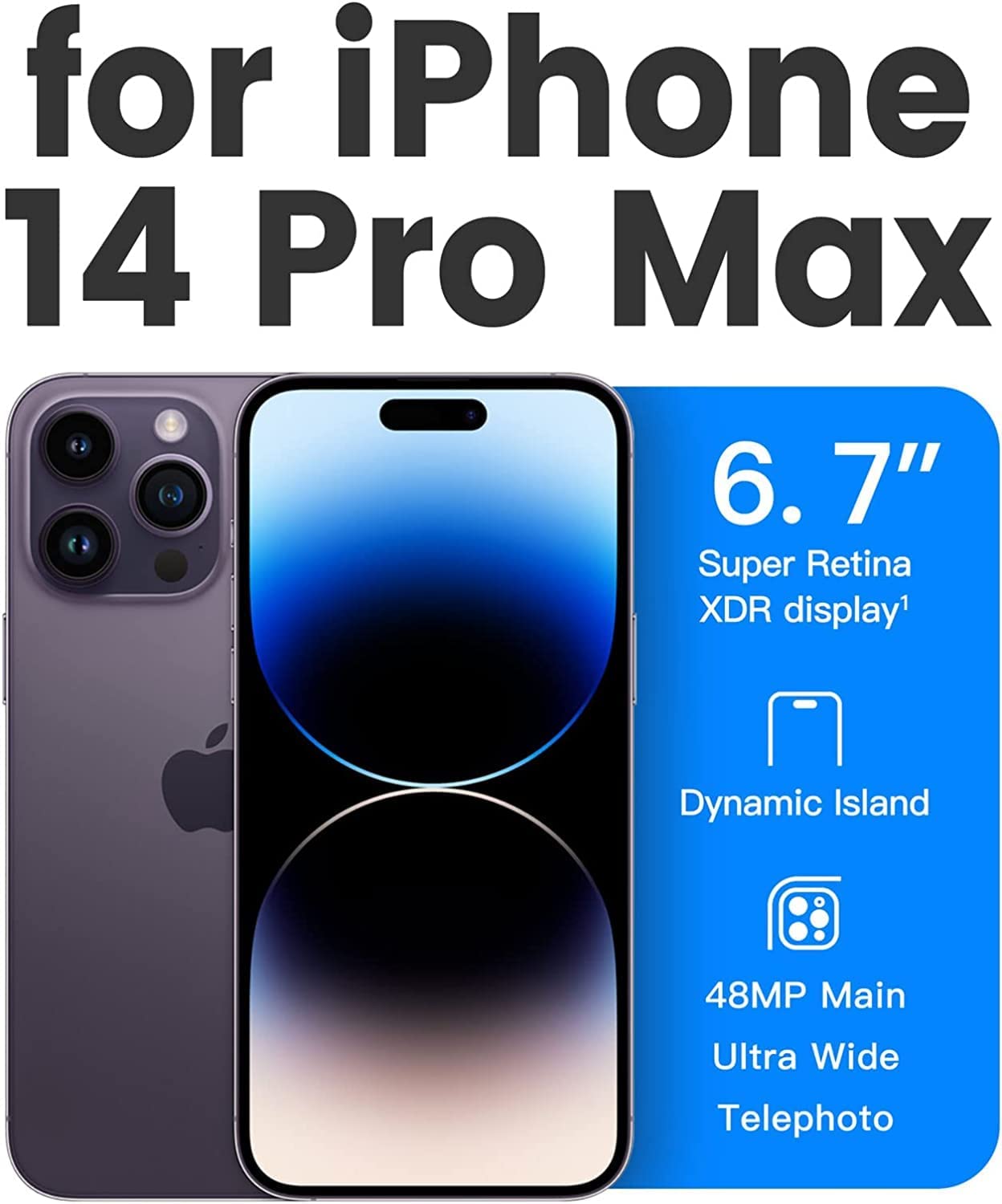 iPhone 14 Pro Max Wallet Case with Card Holder - Military Grade Protection, Flip Cover in Pink - Perfect for Everyday Use & Travel Accessories