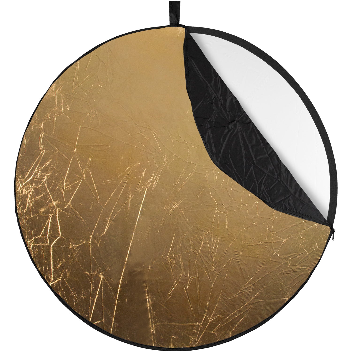 5-in-1 Collapsible Photography Light Reflector with Gold/Silver/White/Black/Zebra Surfaces - 40