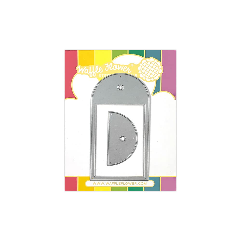Waffle Flower Combo Swatch Tag Die Set - DIY Scrapbooking & Card Making Supplies for Crafters - Perfect for Handmade Greeting Cards, Gift Tags, and Paper Crafts