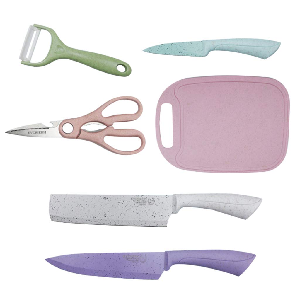 Premium 15-Piece Kitchen Tools Set - Stainless Steel Knives, Plastic Chopping Board, Vegetable Peeler & Kitchen Shears - Perfect for Home Cooking, Restaurant Use & Housewarming Gifts