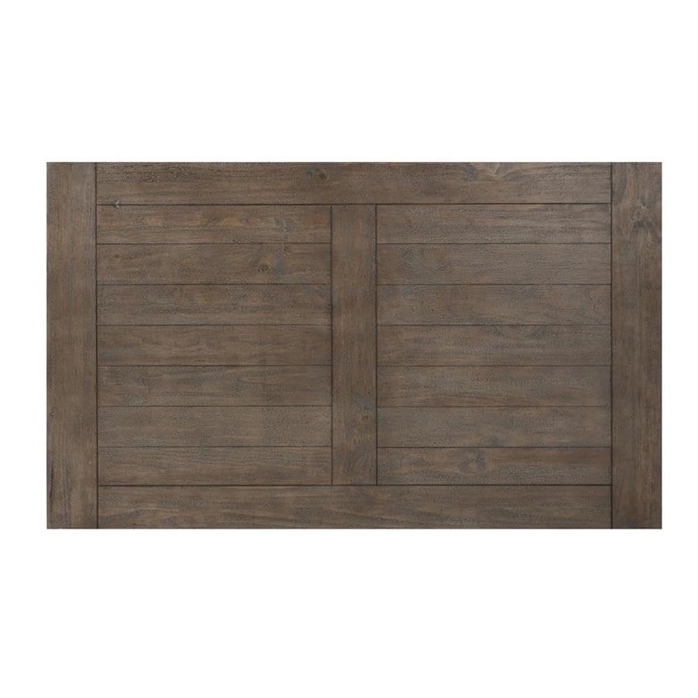 KOSAS Driftwood Dining Table - Desert Gray Finish | Rustic Farmhouse Style for Dining Room & Kitchen | Perfect for Home Decor & Entertaining