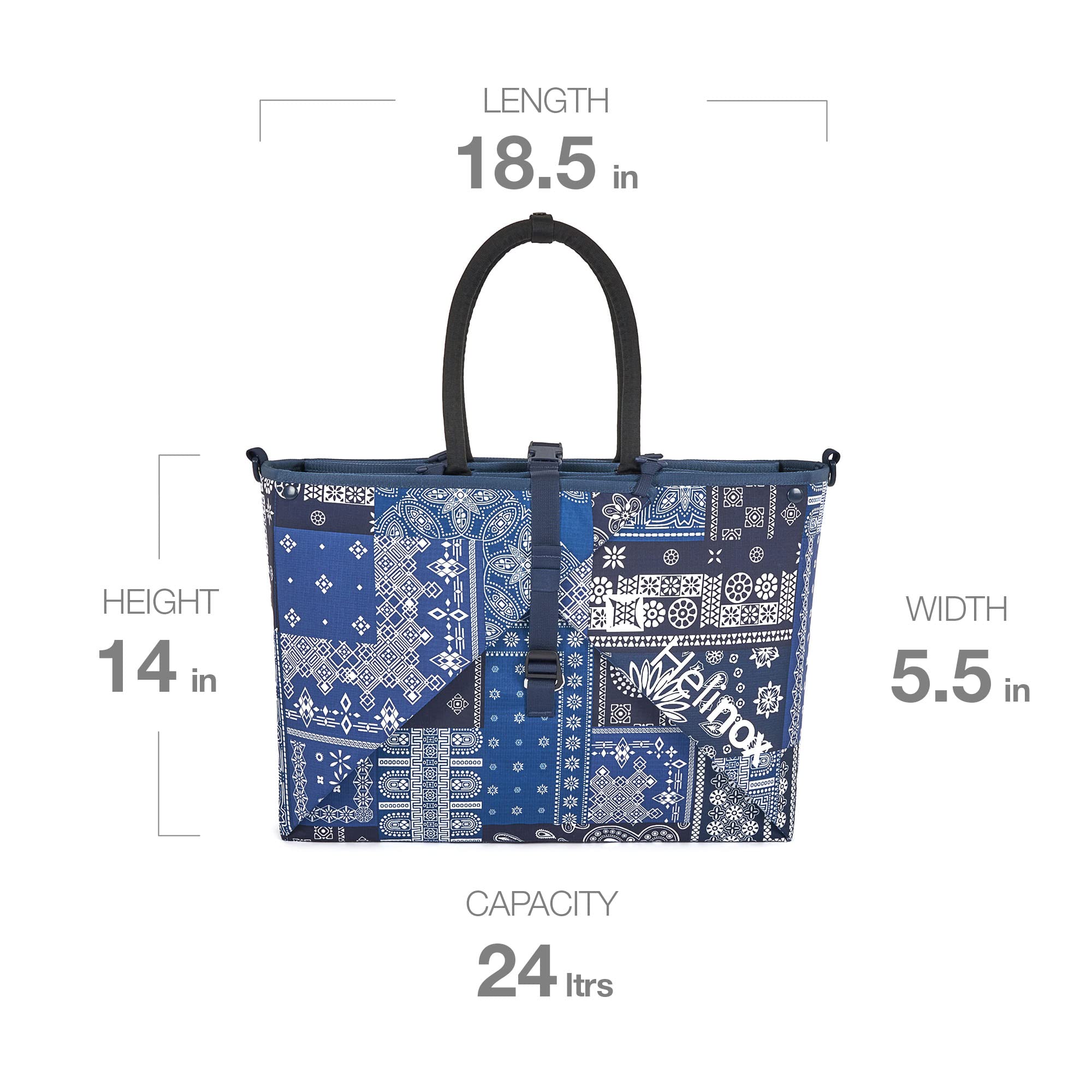 Helinox Origami Tote Combo - Lightweight Portable Gear Carry System & Picnic Mat for Outdoor Camping, Hiking, Beach and Picnic Activities