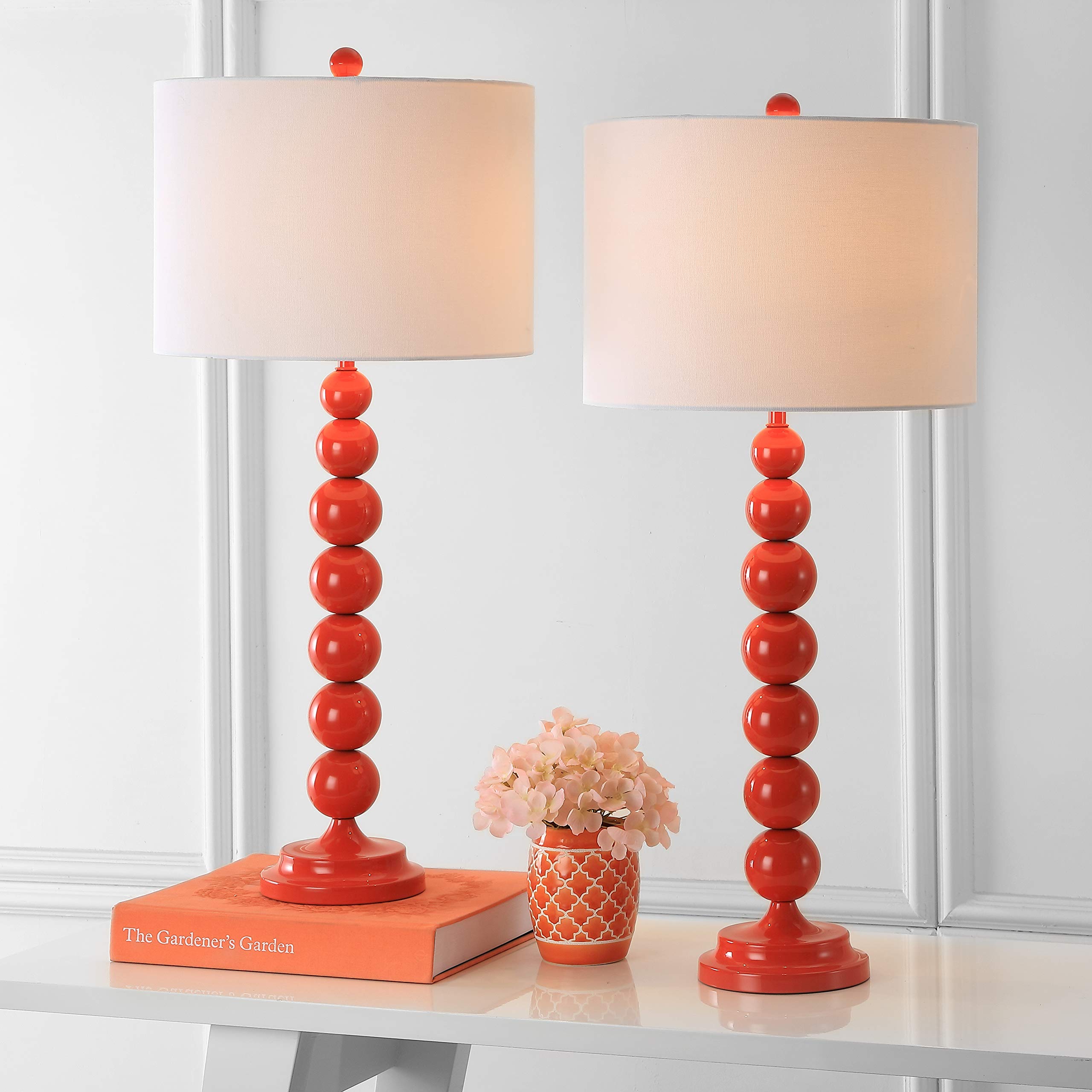 SAFAVIEH Jenna Modern Stacked Ball Table Lamp Set of 2 - 32