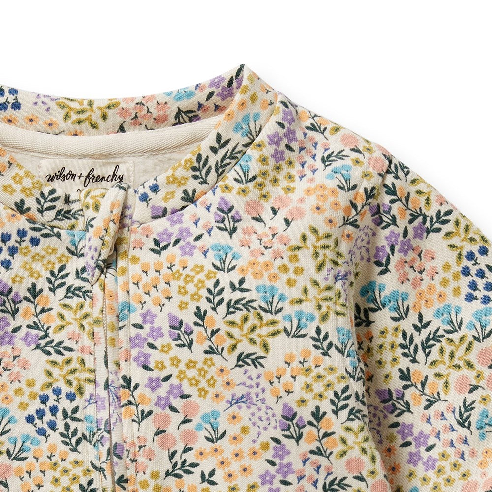 Tiny Bloom Organic Cotton Baby Growsuit - Soft & Breathable Terry Cloth for Newborns & Infants - Perfect for Playtime, Naptime & Everyday Comfort