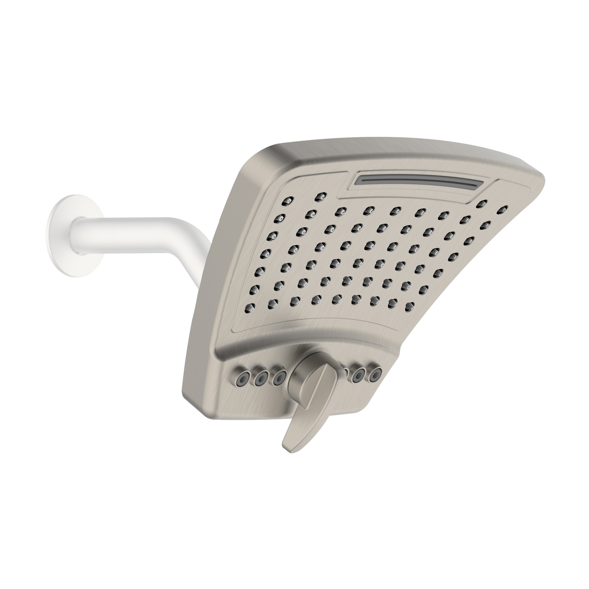 PULSE ShowerSpas PowerShot Showerhead - High Pressure 8-Setting Handheld Shower Head with 6 Ft Hose for Relaxing Spa Experience - Perfect for Bathroom, Home, and Hotel Use
