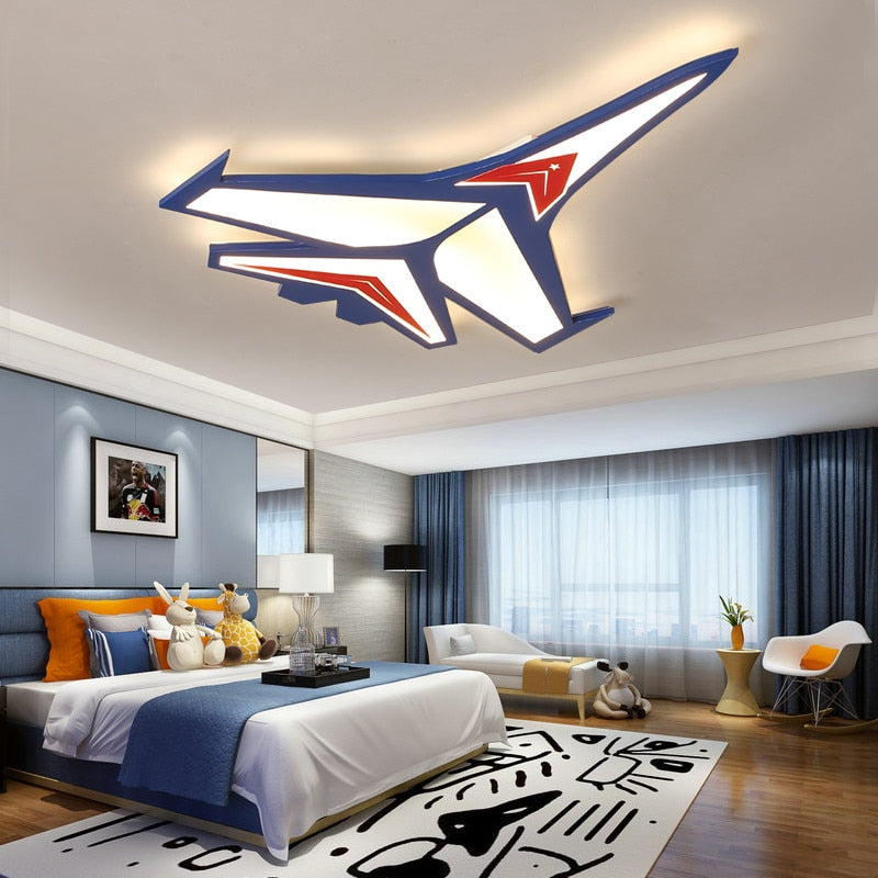 Kids Airplane Night Light - LED Nursery Room Decor for Boys & Girls | Perfect for Bedrooms, Playrooms & Toddler Sleep Aid