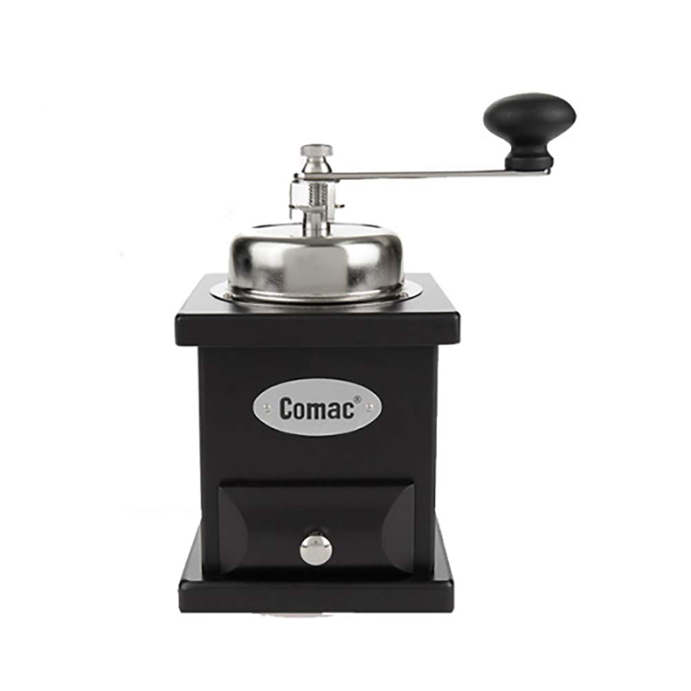 Premium Manual Coffee Grinder with Ceramic Blades - Adjustable Coarse to Fine Settings, Portable Hand Crank Mill for Whole Beans, Stainless Steel Top - Perfect for Home, Office, Travel & Camping Coffee Brewing