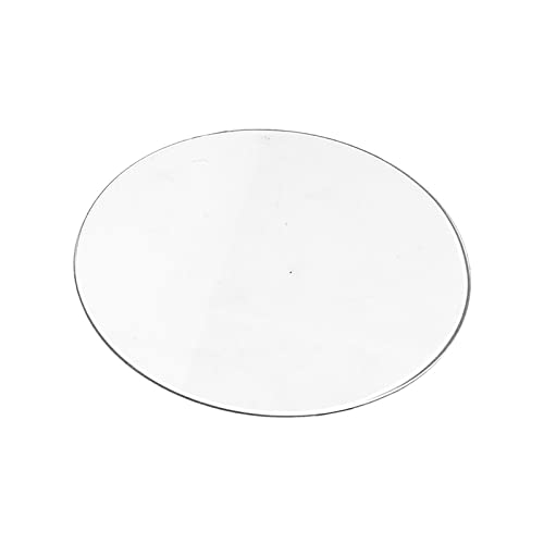 3D Printer Borosilicate Glass Build Plate - 140x3mm Round Heat Bed for Kossel Delta Rostock 3D Printers | High-Temperature Resistant, Smooth Printing Surface | Perfect for ABS, PLA Filament Printing & DIY Projects