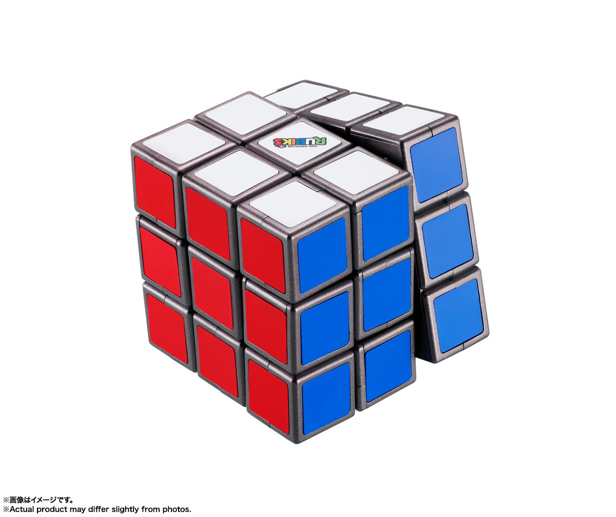 Bandai Chogokin Rubik's Cube Transforming Robot Action Figure - Collectible Toy for Anime Fans & Puzzle Lovers - Perfect for Display, Gifts, and Interactive Play