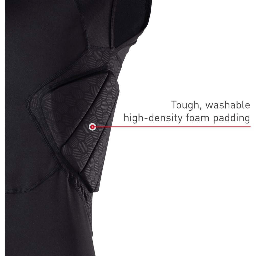 Rival™ Integrated Shirt with 5 Pads - Breathable Performance Compression Top for MMA, Boxing & Training - Ideal for Combat Sports & Gym Workouts