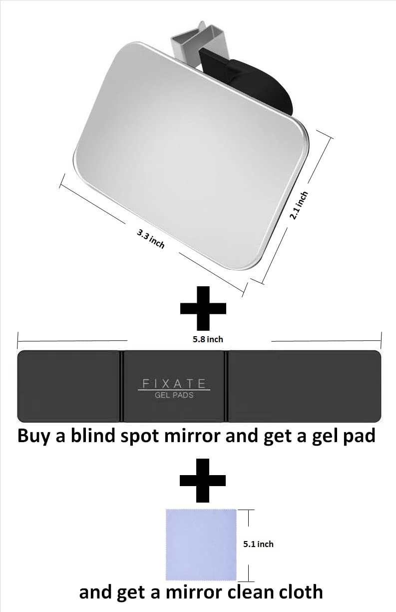 Blind Spot Mirror for Cars - Wide Angle Safety Mirror for Driving, Eliminating Blind Spots & Enhancing Overtaking Safety - Perfect Gift for Drivers (Ideal for Highway, Parking & Lane Changing)